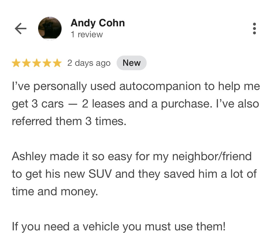 Customer review